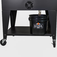 Kuma Platinum SE pellet grill hopper cleanout